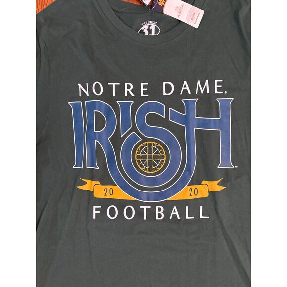 Notre Dame Fighting Irish Green Short Sleeve Men's 2XL T-Shirt Football- NWT - Picture 3 of 8